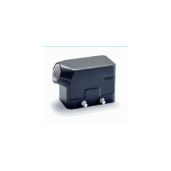 Capot 10B, Aluminium moulé sous pression, acier inoxydable, IP65, Sortie horizontale, M25